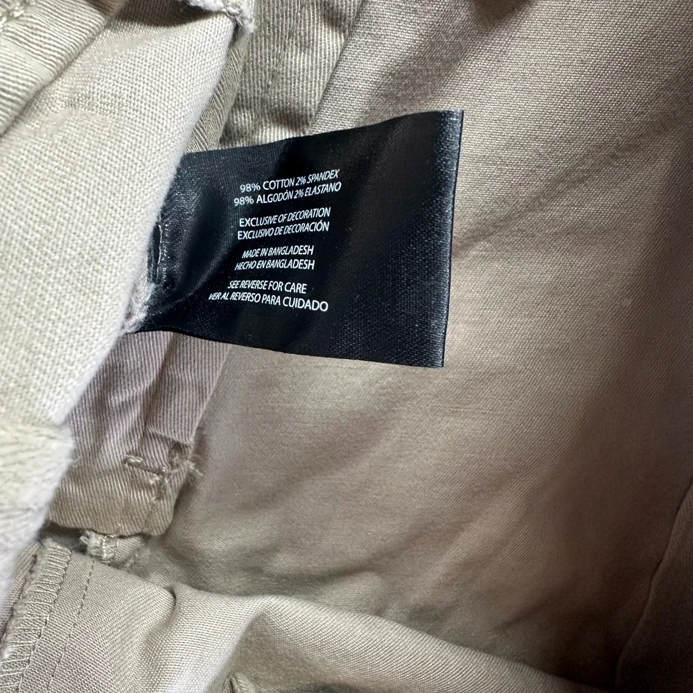 Banana Republic Pant Men's 40x26 Beige Cotton‎ Chino Straight Business Stretch